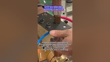 Energy Storage Spot Welding for Automotive Parts: High Strength & No Deformation