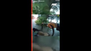 Body camera captures officer rescuing baby from flooded car in Texas