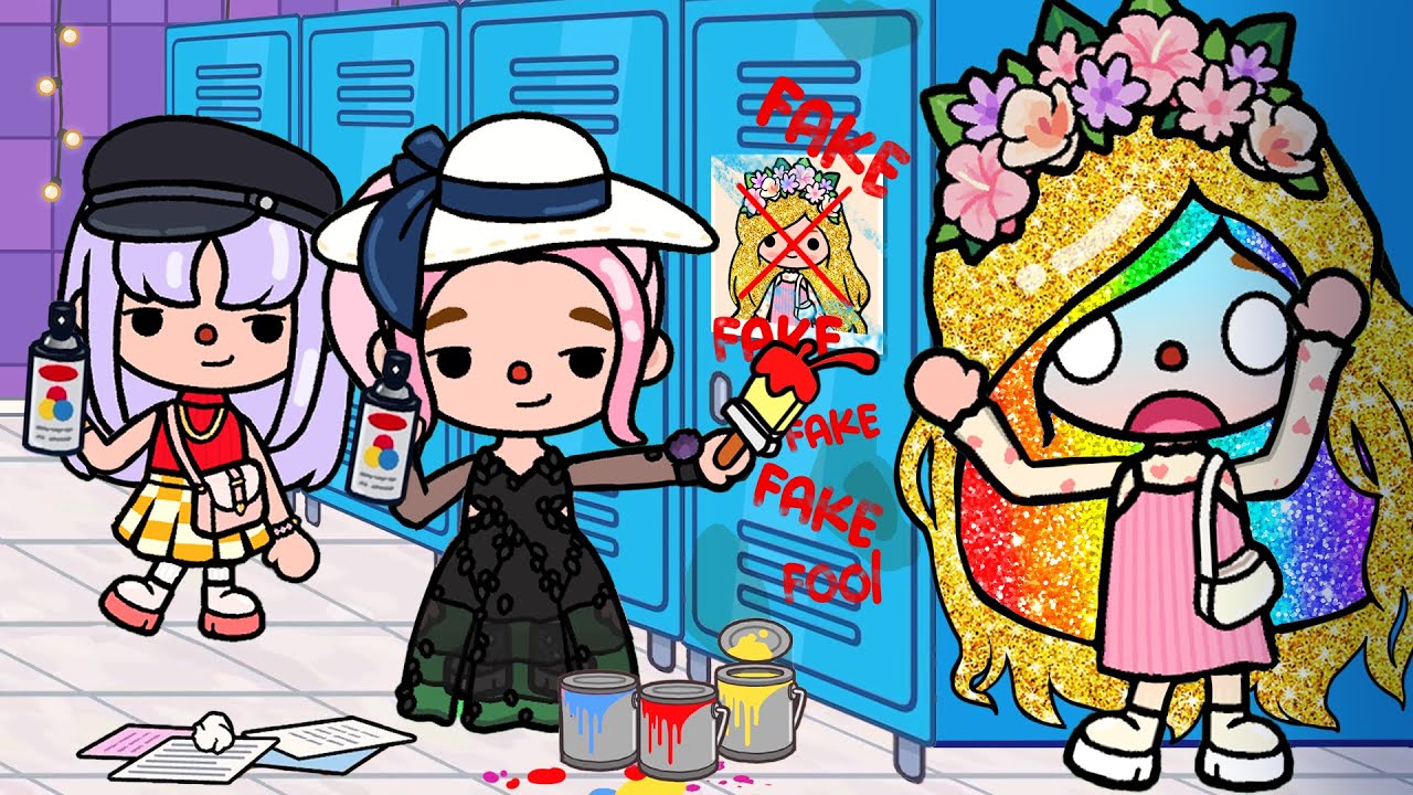 Poor Girl Pretended to be a Princess to Get Into The Royal School  Toca Life Story  Toca Boca