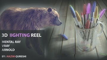 3D Lighting and Compositing Reel | Nazim Qureshi | 2017