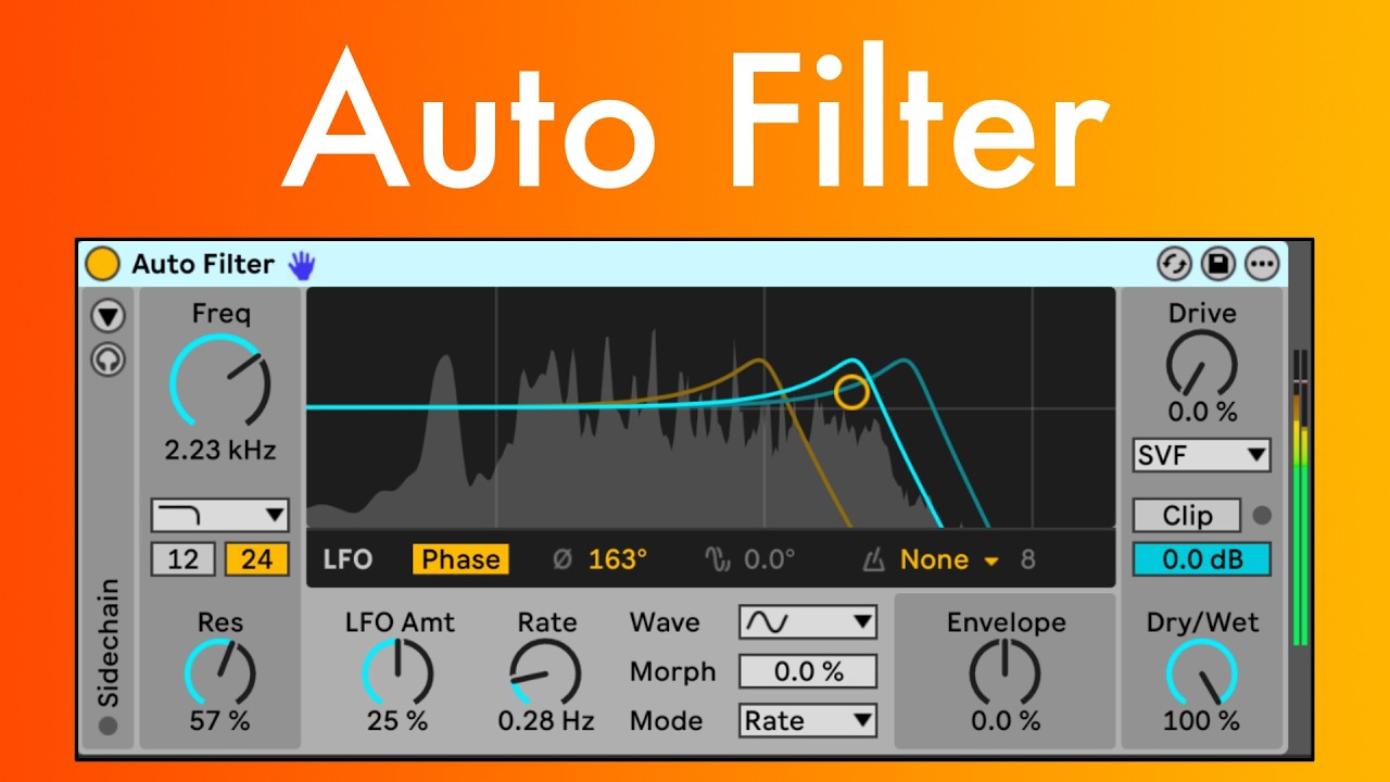 Ableton Live's Auto Filter - Learn Ask Do! - YouTube