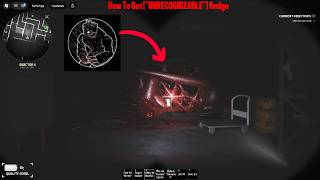 How To Get The UNRECOGNIZABLE Badge in Roblox Examination