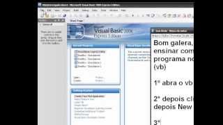 Tutorial Visual Basic 2008 (Criando meu primeiro programa)