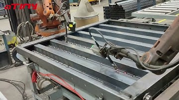 Seam Tracker with ABB Robot welding Elevator parts