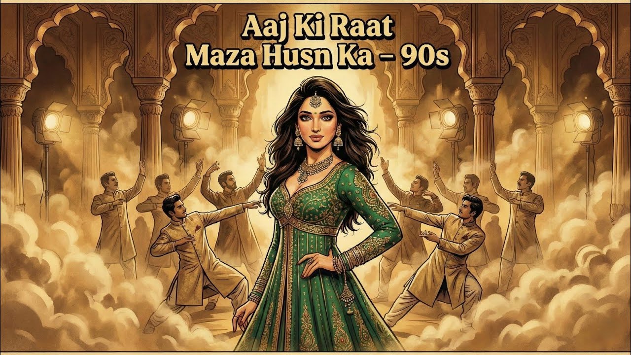 Aaj Ki Raat Maza Husn Ka 90s (Mix) | Retro Bollywood Night Vibes |