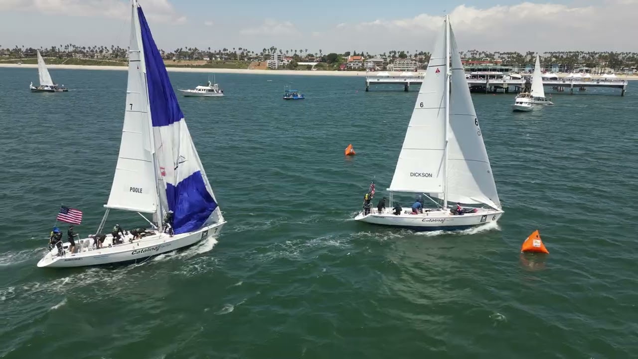 59th Congressional Cup 2024   Repechage   F2M3   Poole v Dickson leeward mark