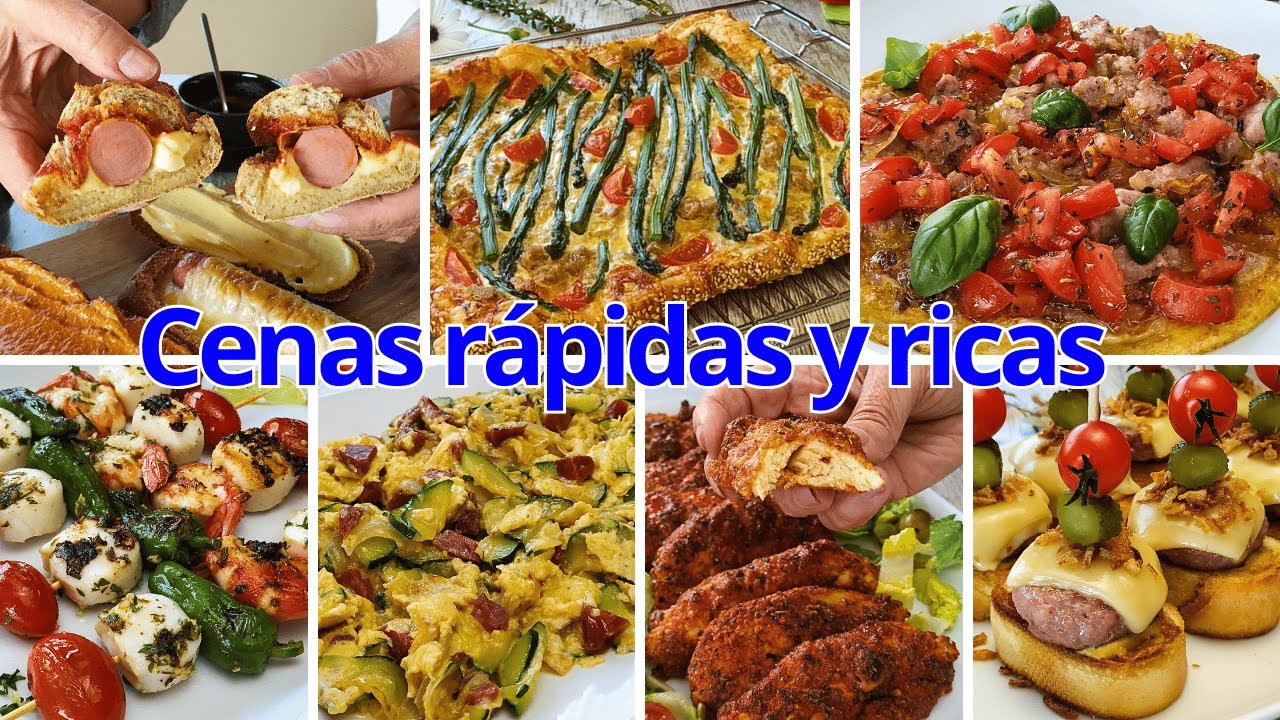 😋👏Cenas Rápidas y Ricas Para Toda la Semana