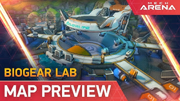 Map preview: Biogear Lab | Mech Arena | The Universe Gamerz | #mecharena #mecharenatipsandtricks