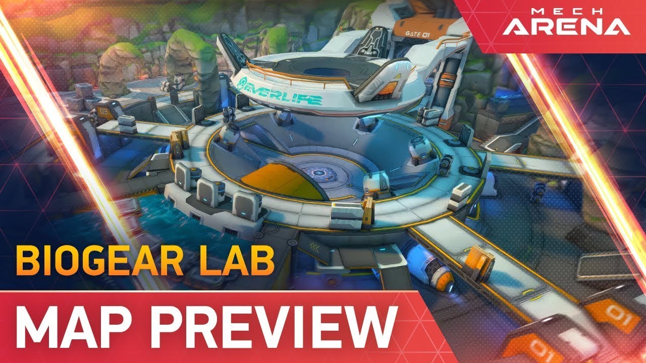 Map preview: Biogear Lab | Mech Arena | The Universe Gamerz | 