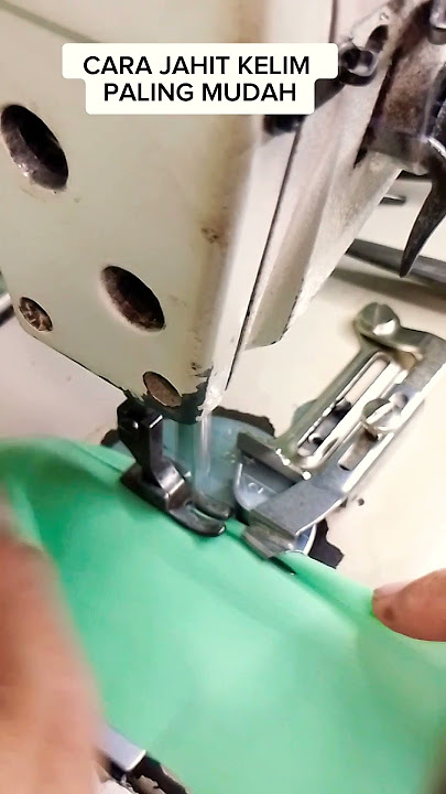 CARA JAHIT KELIM PALING MUDAH #short #corong #jahit #menjahit #penjahitpemula #sewing #sewingtips