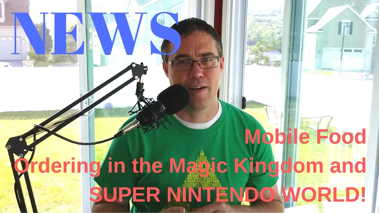 News: Mobile Food Ordering in the Magic Kingdom and Super Nintendo World