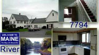 Maine 17 Acres Of Land, On A River With A New England Farm House, Barn, All Sided ..Whoa..$90's!