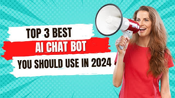 Top 3 best AI chat bot you should use in 2024 | 100% Free ai tools #ai