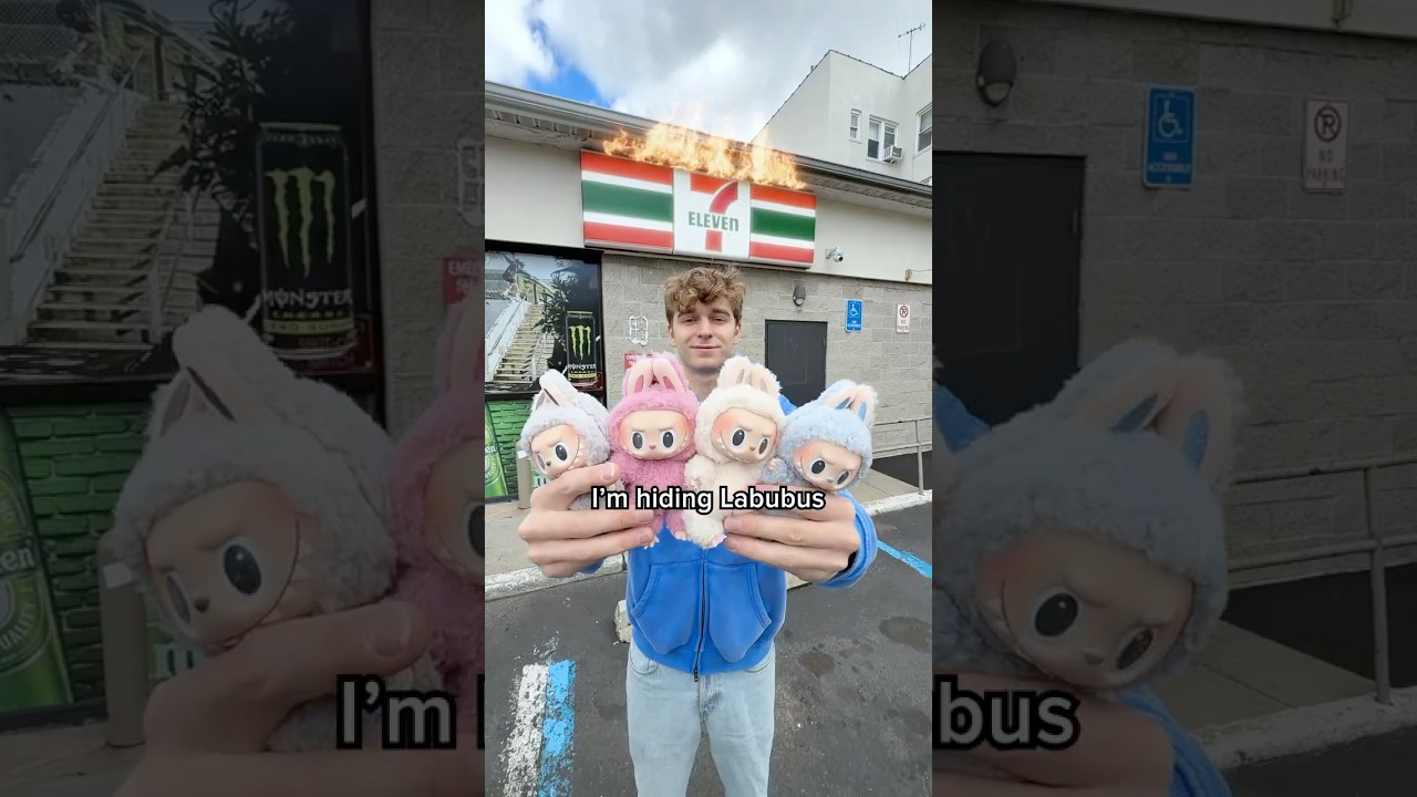 I Hid Labubus at 7 Eleven