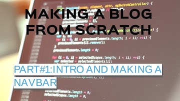 Making a blog using Flask part#1:making Header and navbar+ source code