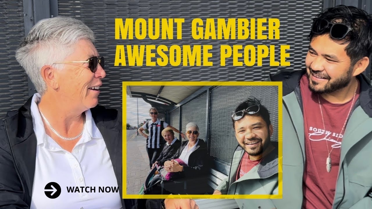 Met MOUNT GAMBIER Awesome People at bus stop 🚌 🙌🌱 YouTube