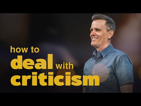 How To Deal With Criticism I Sermon: Jeff Jones I Chase Oaks Church