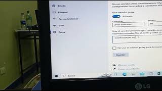 Configuración Del Proxy En El Sistema Operativo