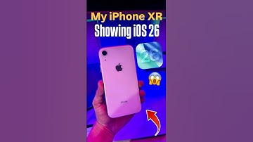 My iPhone XR Showing iOS 26 ? #shorts #shortvideo #ios26 #ios26features