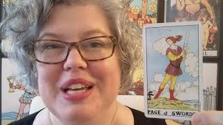 Monday Card: Page of Swords