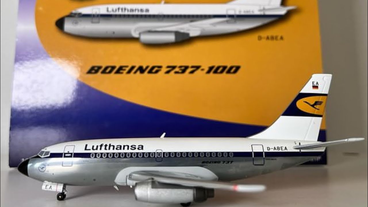 RARE UNBOXING and REVIEW! - Inflight 200 Lufthansa Boeing 737-100