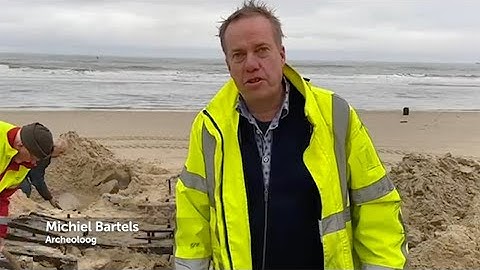 Berging historisch scheepswrak op Texels strand I Museum Kaap Skil