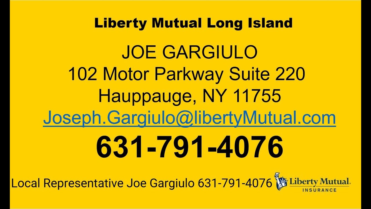 Liberty Mutual Local Long Island Phone Number 631-791-4076 (QUOTES ONLY)