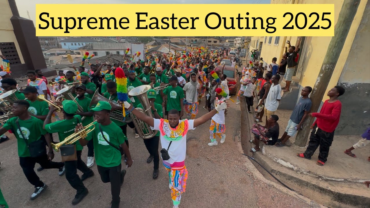 Supreme Easter Outing at Sekondi. Yesu Asore edition. @evergreenmovementhub @SupremeMasqueraders