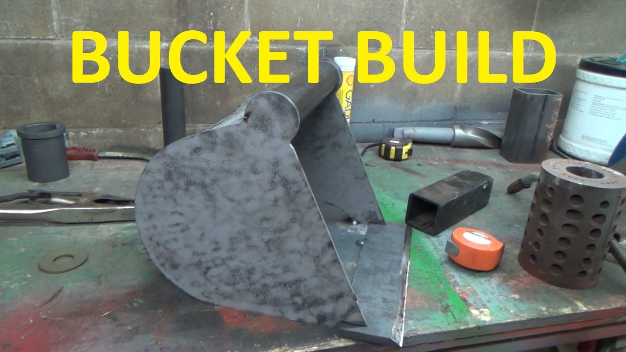 New Mini ex bucket fabricate day 2 YouTube