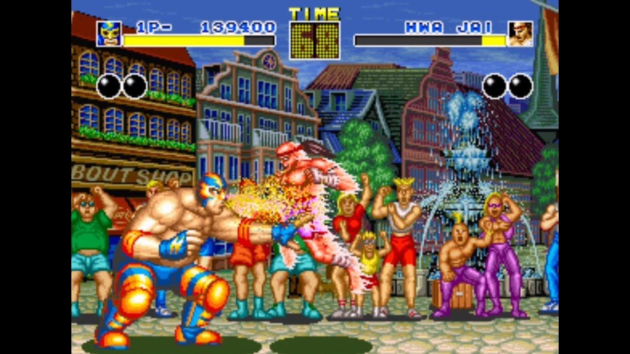 【NEOGEO】餓狼伝説 CPU専用 ライデン を使ってプレイしてみた。【Arcade】Fatal Fury boss hack - Raiden playthrough