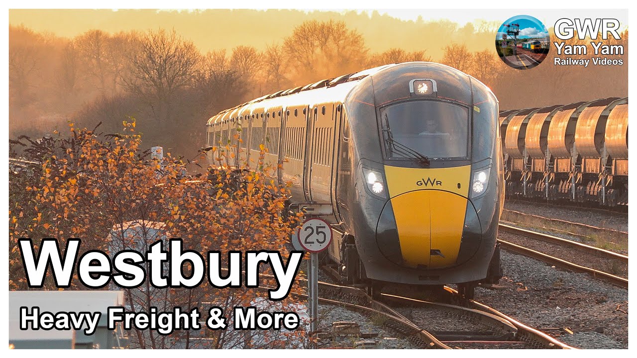 Trains at Westbury Station - Berks and Hants Freight & More