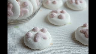 DIY動手做貓掌棉花糖~放在咖啡裡好療癒! 食譜作法料理 