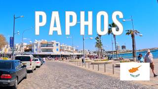 Paphos, Cyprus 🇨🇾 City Drive &amp; Coastline, 2026 4K 60fps