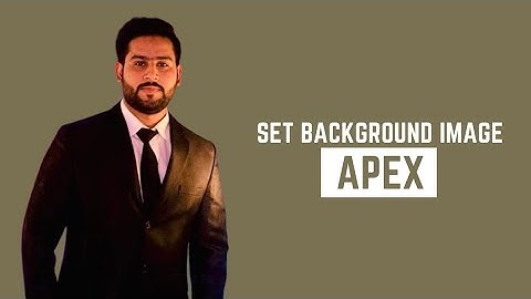 How to Set Background Image in Oracle Apex