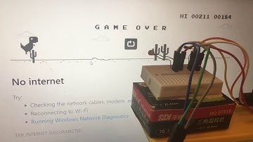 Webduino - Auto-play Chrome Dinosaur Game