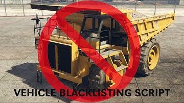 FiveM Vehicle Spawn Prevention/Blacklist - Standalone