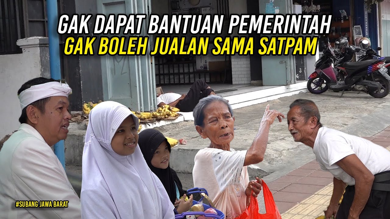 ORANG SUSAH TIDAK DAPAT BANTUAN PEMERINTAH | PEDAGANG CILIK MENGADU GAK BOLEH JUALAN SAMA SATPAM