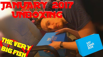 MY GEEK BOX January 2017 Unboxing!!!