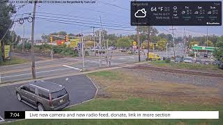 LIVE BigTrains.TV CP10 CSX River Line Bergenfield NJ