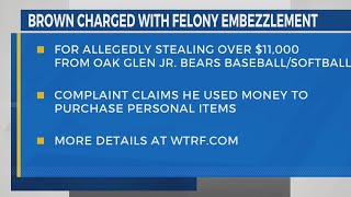 Man accused of embezzling over $11,000 from junior baseball and softball league in Hancock County