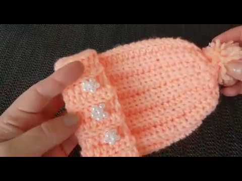 Easy crochet baby kape na najjednostavniji način//heklana ili pletena kapa# - YouTube