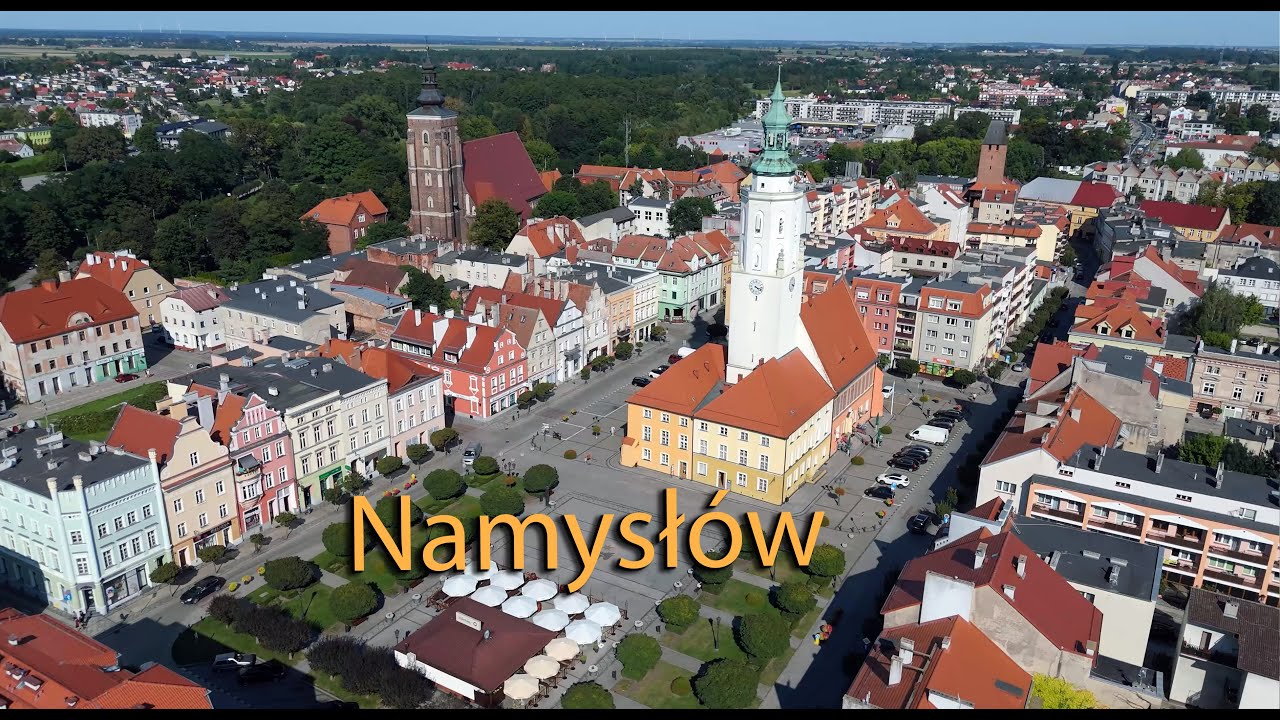 Namysłów z drona 4K