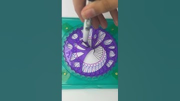 An Unexpected Twist in This Spirograph Design! #asmr #art #2024 #shorts