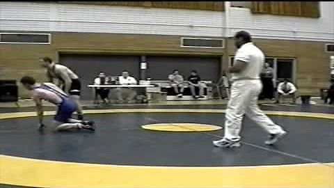 2001 Dual Meet: 65 kg Mickey Jutras (UofS) vs. Chr...