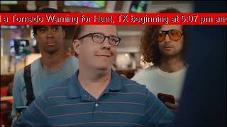 EAS - Tornado Warning (Confirmed) Hunt, Texas (11/04/22)