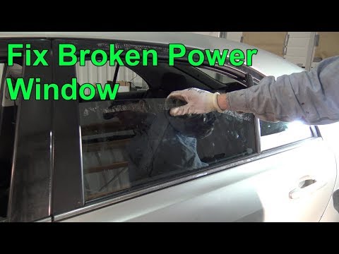 how-to-fix-broken-power-window-and-fix-regulator.-car-or-truck