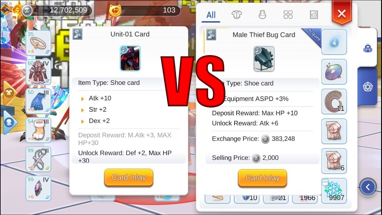 Ragnarok M Eternal Love Male Thief Bug Vs Unit 1