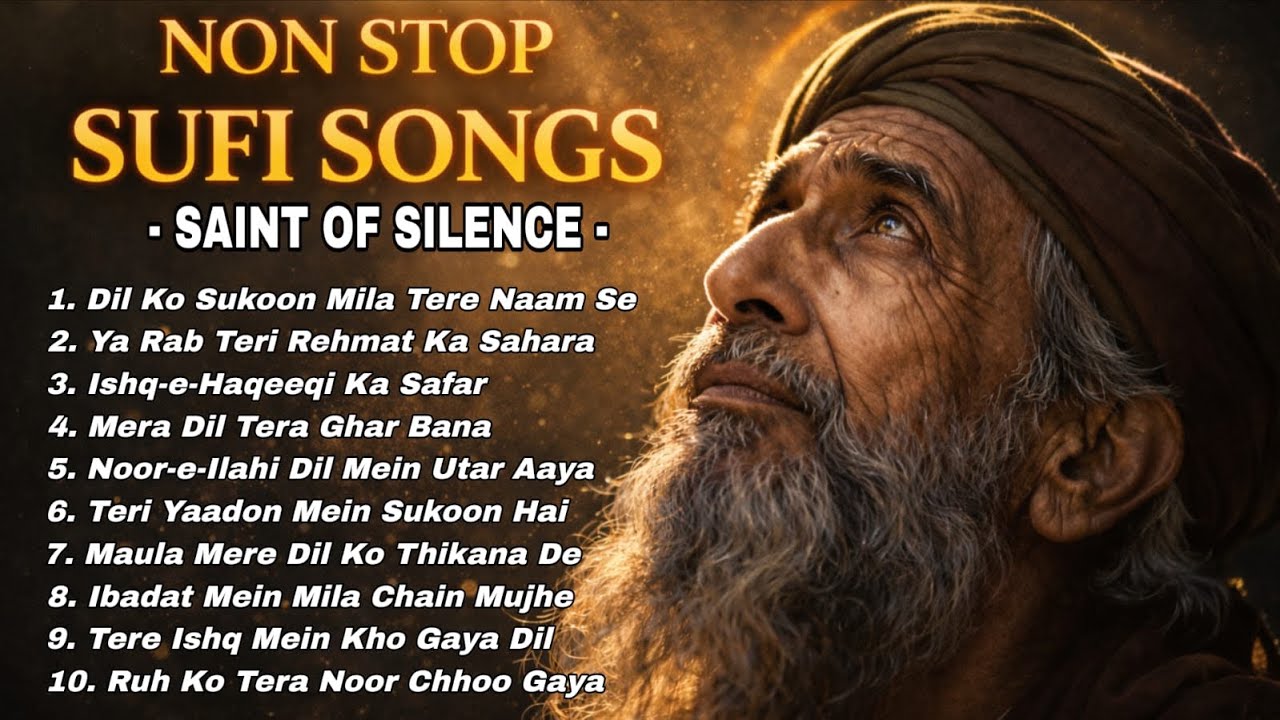 Non Stop Sufi Songs 💛 Heart Touching & Emotional Kalam | Soulful Islamic Sufi Music 