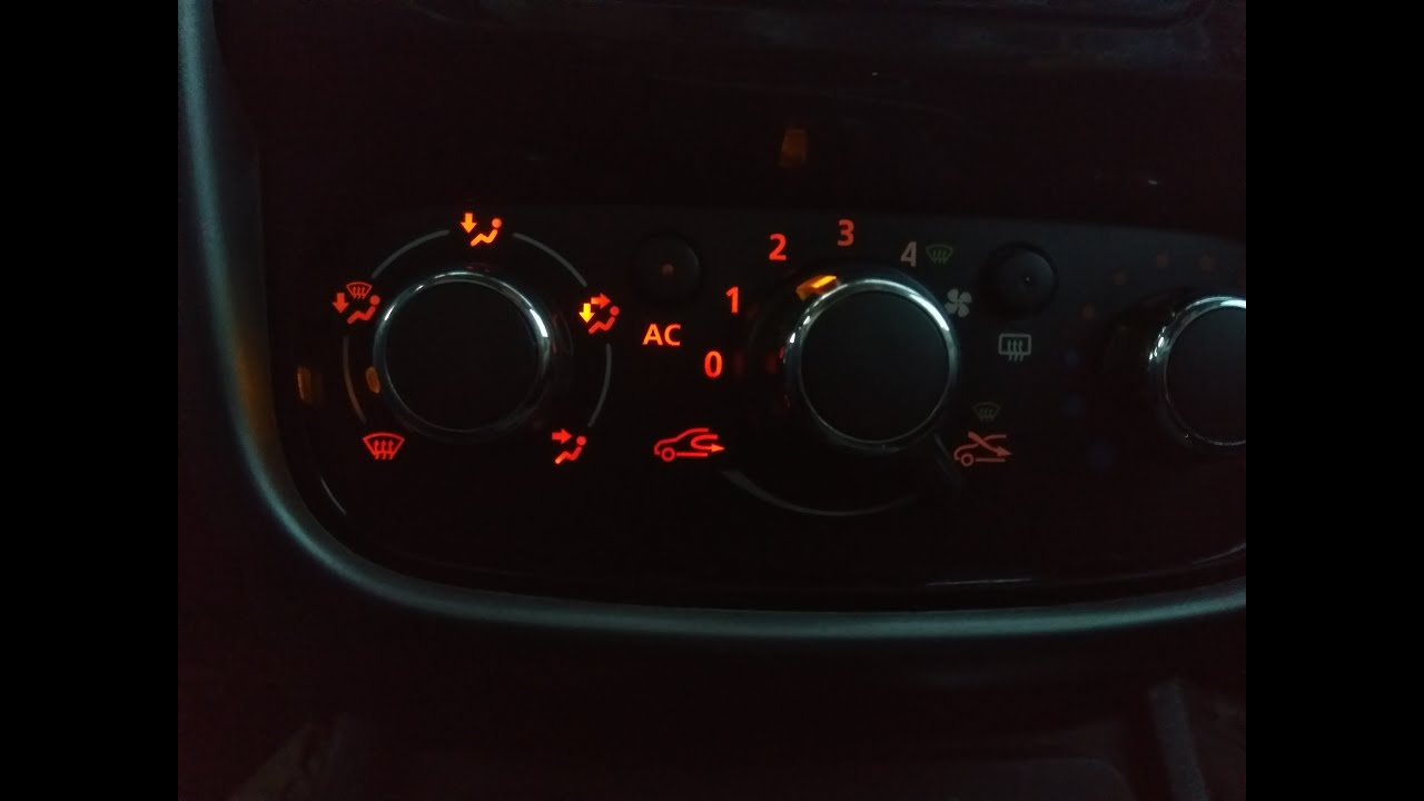 Замена лампочки подсветки печки рено дастер - 95 фото