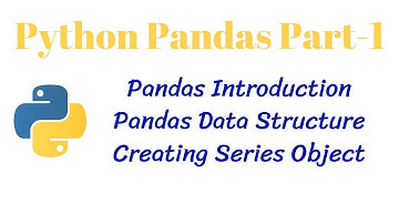 Python Pandas PT-1 || Pandas Introduction || CLASS 12 Informatics Practices